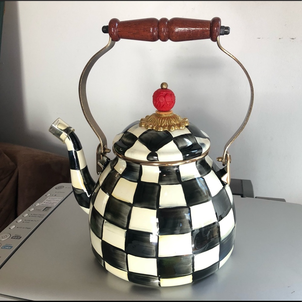 Mackenzie Childs Enamel Tea Kettle
